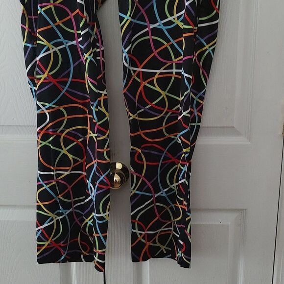 Loudmouth Technicolor Dream Men's Golf Pant  Black w/ multicolor Sz 40x34L  NWOT - Picture 2 of 8